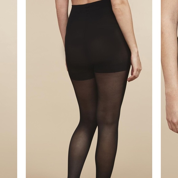 Maternity Sheer Black Tights - Picture 3 of 6